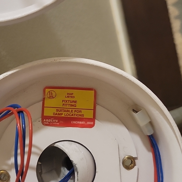 Vintage Abolite Galvanized Sign Lights (4) - Picture 6 of 8